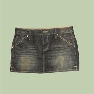 🌥G Star Y2k low rise denim skirt